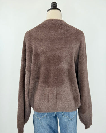Kut from the Kloth Jana Cardigan in Chocolate-131 - Sweaters F/W (June - Nov)-Little Bird Boutique