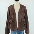 Kut from the Kloth Jana Cardigan in Chocolate-131 - Sweaters F/W (June - Nov)-Little Bird Boutique
