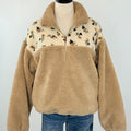 Wildflower Sherpa Pullover-141 Outerwear Coats & Jackets-Little Bird Boutique