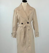 Fifth Avenue Belted Coat in Beige-141 Outerwear Coats & Jackets-Little Bird Boutique