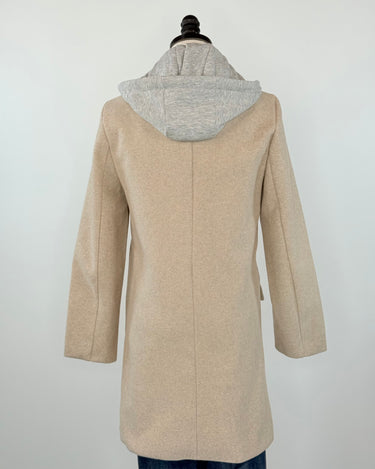 Uptown Hoodie Coat in Oatmeal-141 Outerwear Coats & Jackets-Little Bird Boutique