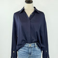 Katherine Top in Navy-111 - Woven Top F/W (June- Nov)-Little Bird Boutique