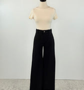 Sanctuary Marine Ponte Pants in Black-220 Pants-Little Bird Boutique