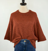 Fawn Sweater in Rust-131 - Sweaters F/W (June - Nov)-Little Bird Boutique