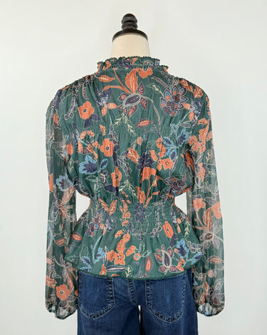 Meadow Muse Smocked Blouse-111 - Woven Top F/W (June- Nov)-Little Bird Boutique