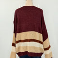Fergal Sweater in Plum Stripe-131 - Sweaters F/W (June - Nov)-Little Bird Boutique