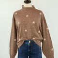 Bloom Sweater in Brown-131 - Sweaters F/W (June - Nov)-Little Bird Boutique