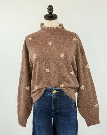 Bloom Sweater in Brown-131 - Sweaters F/W (June - Nov)-Little Bird Boutique