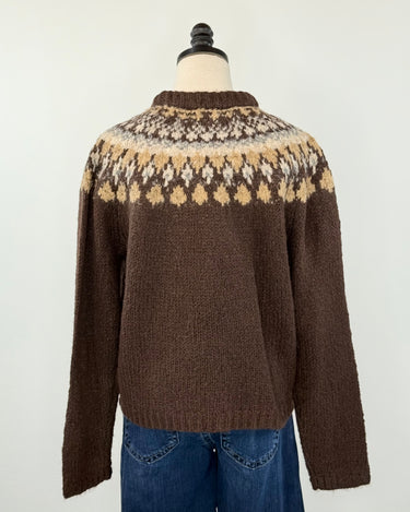 Alpine Glow Cardigan in Brown Multi-131 - Sweaters F/W (June - Nov)-Little Bird Boutique