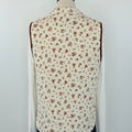 Meadow Stroll Quilted Vest in Cream Floral-141 Outerwear Coats & Jackets-Little Bird Boutique
