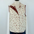 Meadow Stroll Quilted Vest in Cream Floral-141 Outerwear Coats & Jackets-Little Bird Boutique