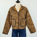 Wild Side Leopard Quilted Jacket-141 Outerwear Coats & Jackets-Little Bird Boutique