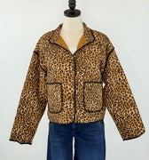Wild Side Leopard Quilted Jacket-141 Outerwear Coats & Jackets-Little Bird Boutique