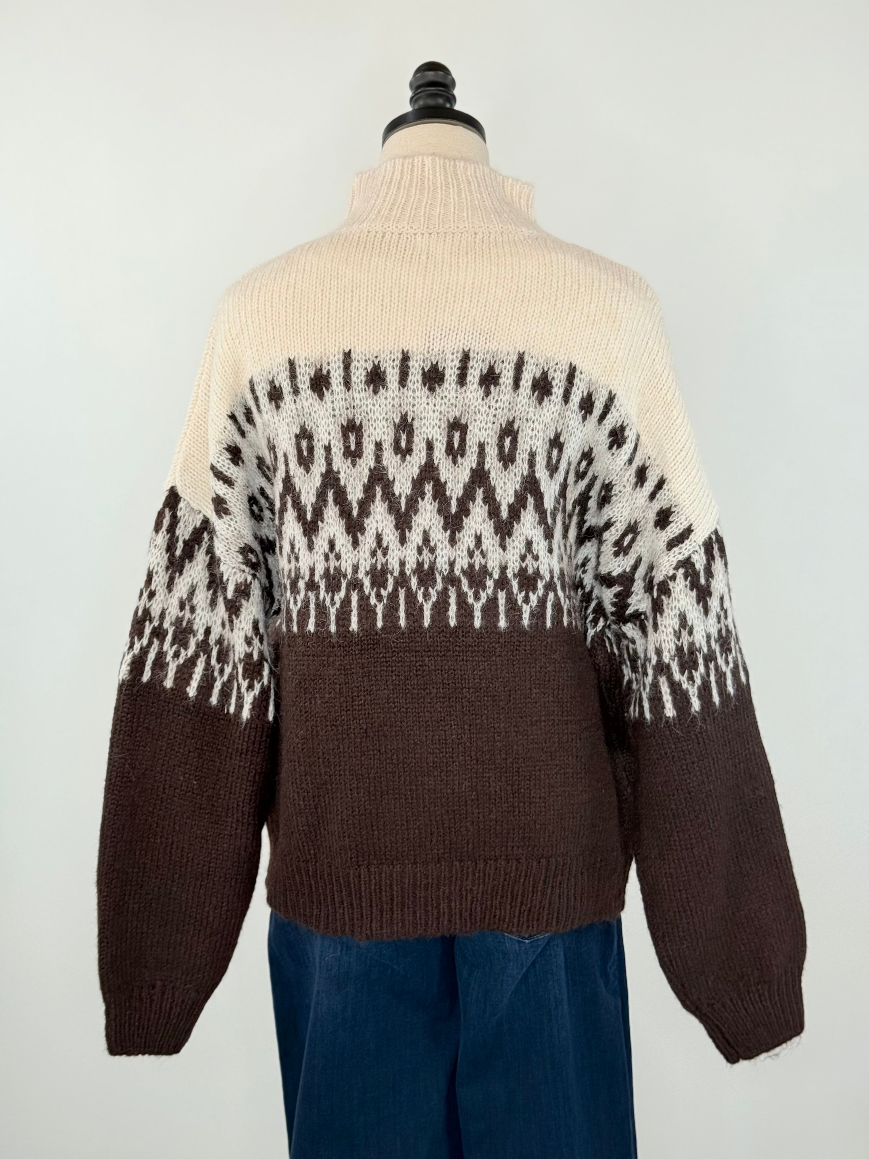 Aspen Trail Zipper Sweater-131 - Sweaters F/W (June - Nov)-Little Bird Boutique