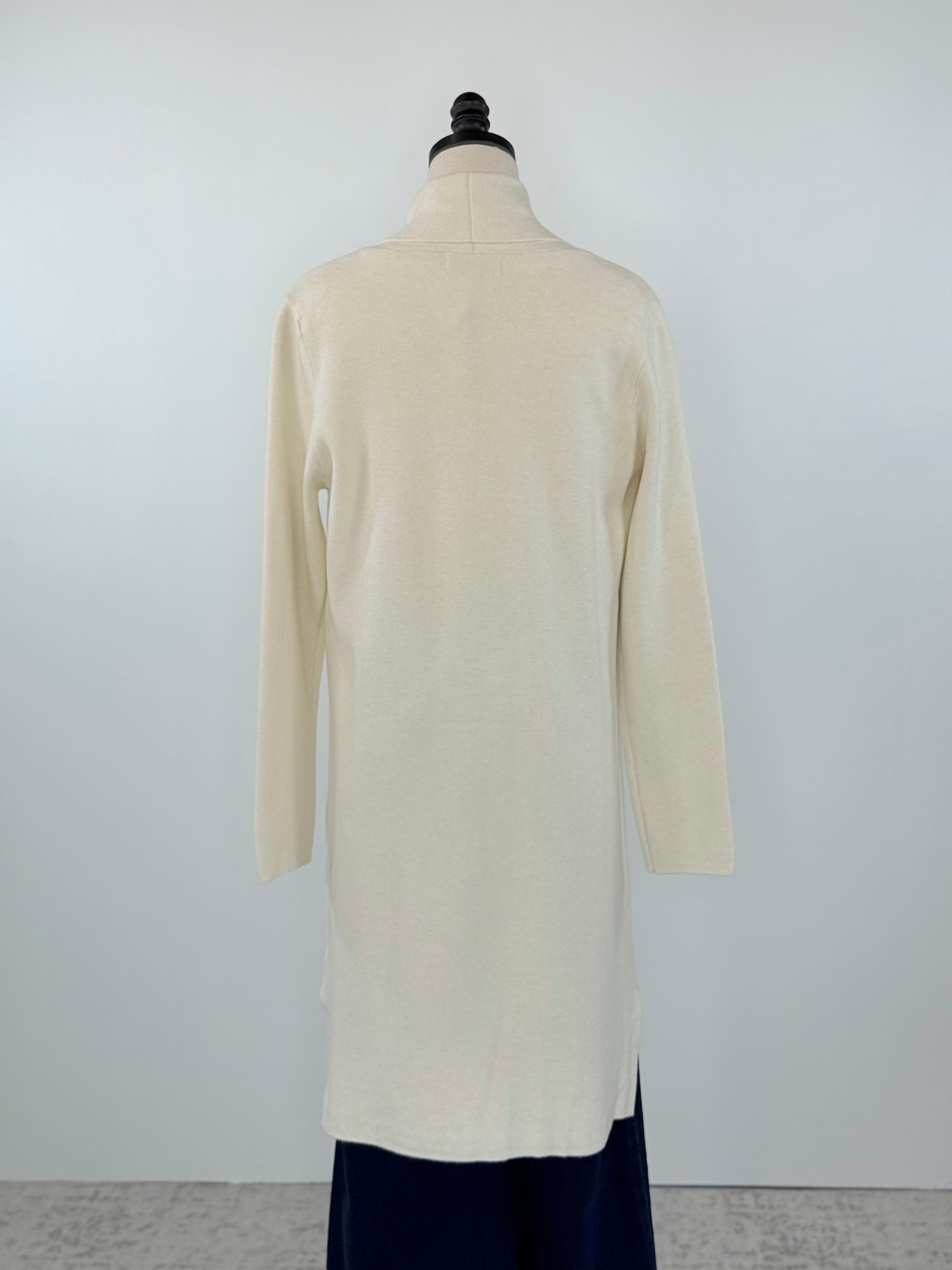 Cloudlight Duster Cardigan in Ivory-131 - Sweaters F/W (June - Nov)-Little Bird Boutique