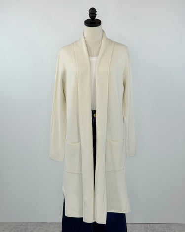 Cloudlight Duster Cardigan in Ivory-131 - Sweaters F/W (June - Nov)-Little Bird Boutique