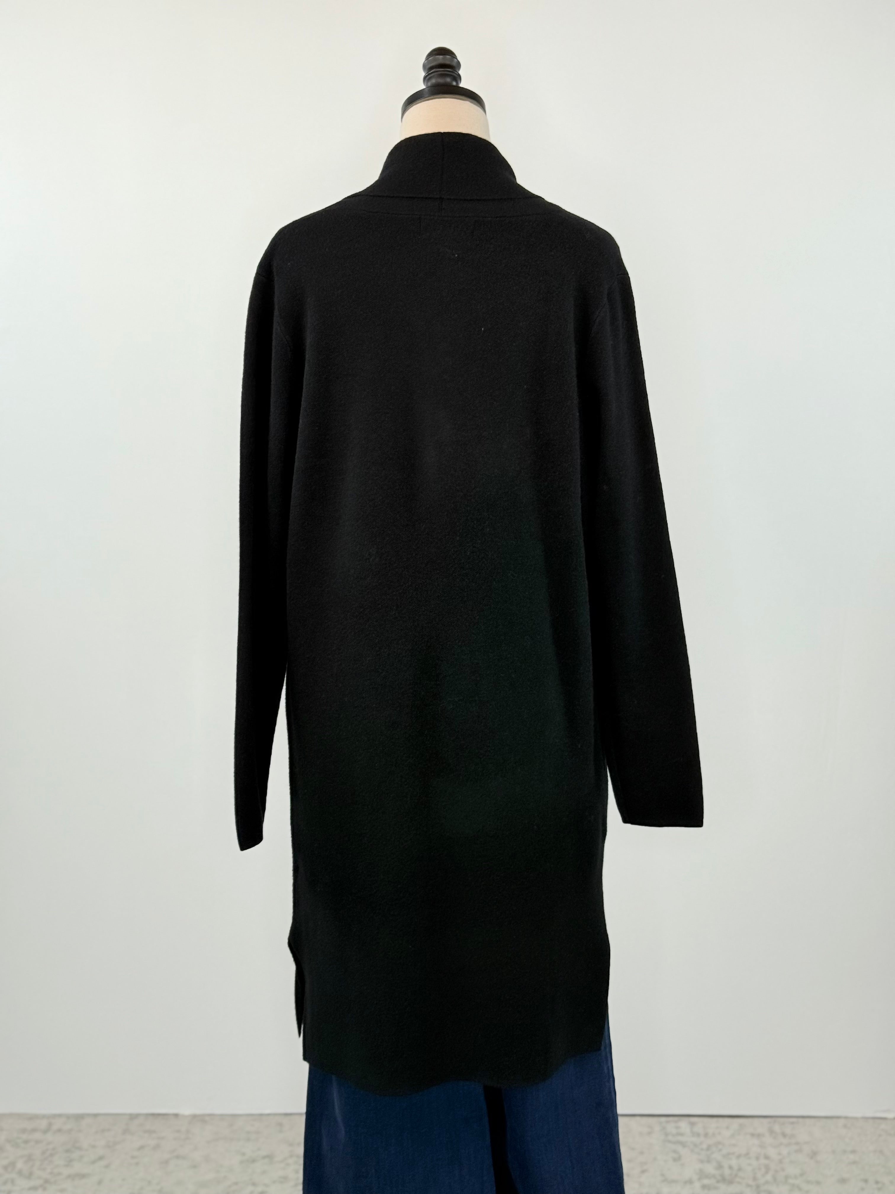 Cloudlight Duster Cardigan in Black-131 - Sweaters F/W (June - Nov)-Little Bird Boutique