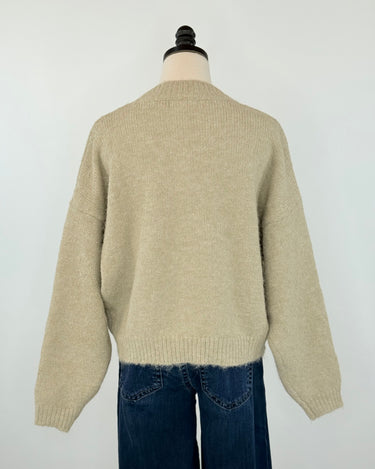 Sunday Stroll Sweater in Oat-131 - Sweaters F/W (June - Nov)-Little Bird Boutique