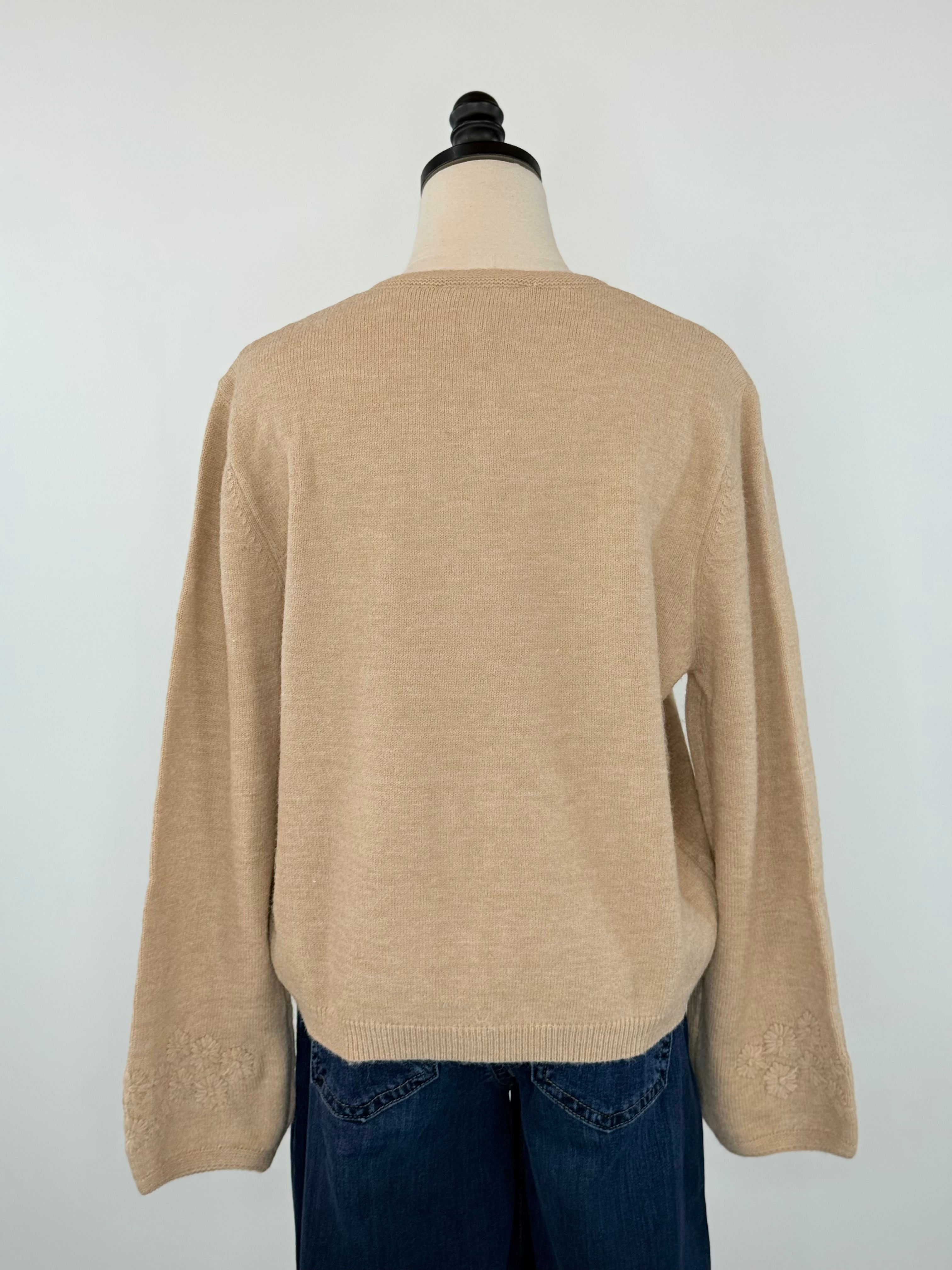 Daisy Chain Sweater in Chai-131 - Sweaters F/W (June - Nov)-Little Bird Boutique