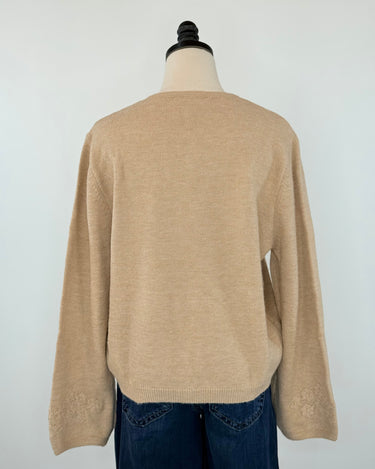 Daisy Chain Sweater in Chai-131 - Sweaters F/W (June - Nov)-Little Bird Boutique