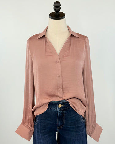 Sinclair Blouse in Mauve-111 - Woven Top F/W (June- Nov)-Little Bird Boutique