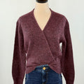 Dalros Wrap Sweater in Plum-131 - Sweaters F/W (June - Nov)-Little Bird Boutique