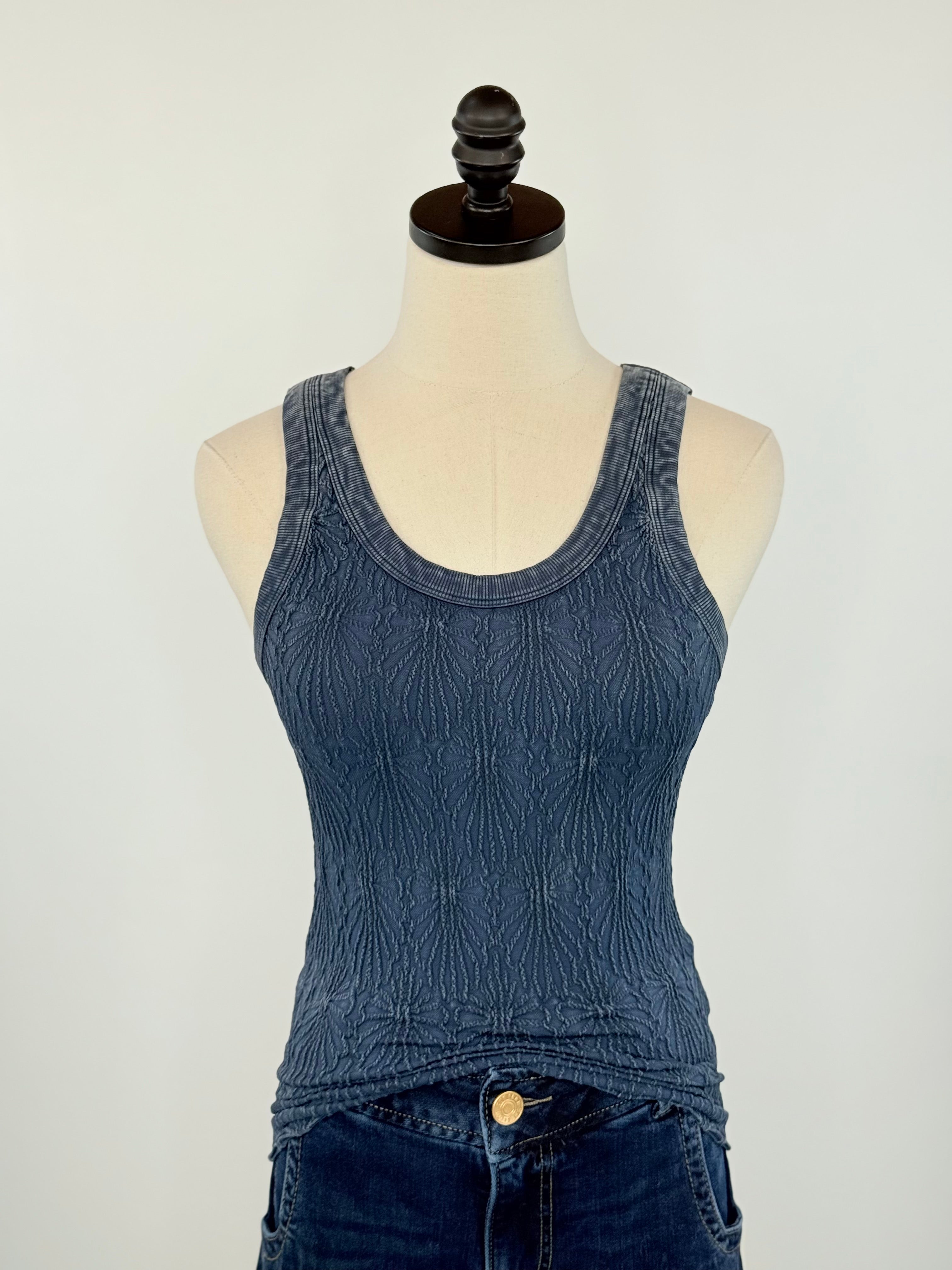 Nikibiki Reversible Vintage Reversible Lace Top in Vintage Denim-121 - Jersey Tops F/W (June - Nov)-Little Bird Boutique