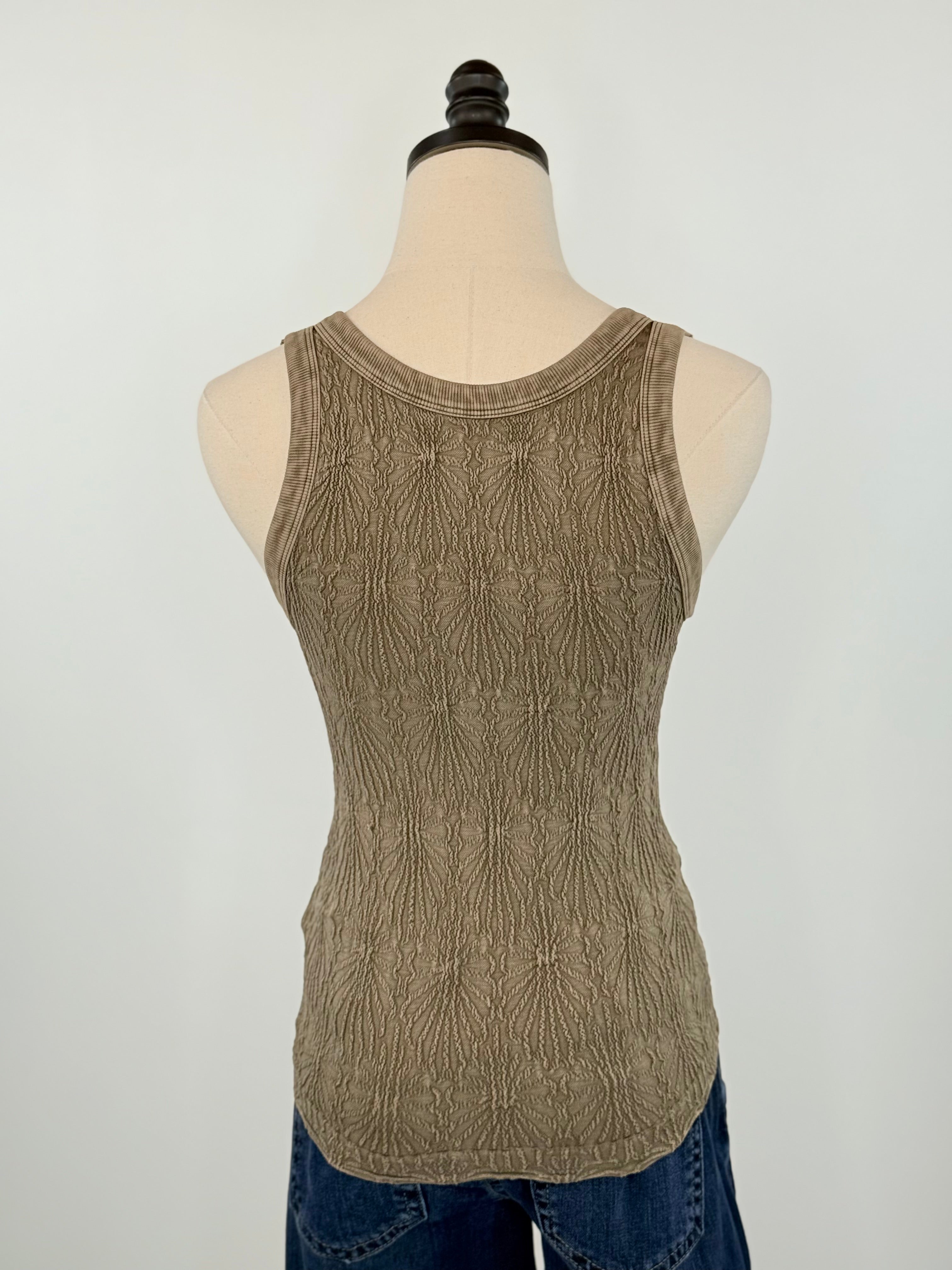 Nikibiki Reversible Vintage Reversible Lace Top in Smokey Olive-121 - Jersey Tops F/W (June - Nov)-Little Bird Boutique