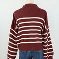 Zoe Sweater in Oxblood-131 - Sweaters F/W (June - Nov)-Little Bird Boutique