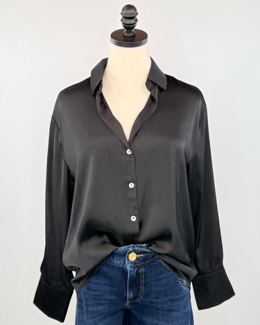 Midnight Muse Top in Black-111 - Woven Top F/W (June- Nov)-Little Bird Boutique