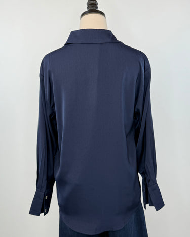 Midnight Muse Top in Navy-111 - Woven Top F/W (June- Nov)-Little Bird Boutique