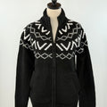 Leocadia Cardiagan Sweater in Black and White-131 - Sweaters F/W (June - Nov)-Little Bird Boutique