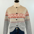 Themis Fairisle Cardigan Sweater in Neptune-133 - Sweaters (Holiday)-Little Bird Boutique