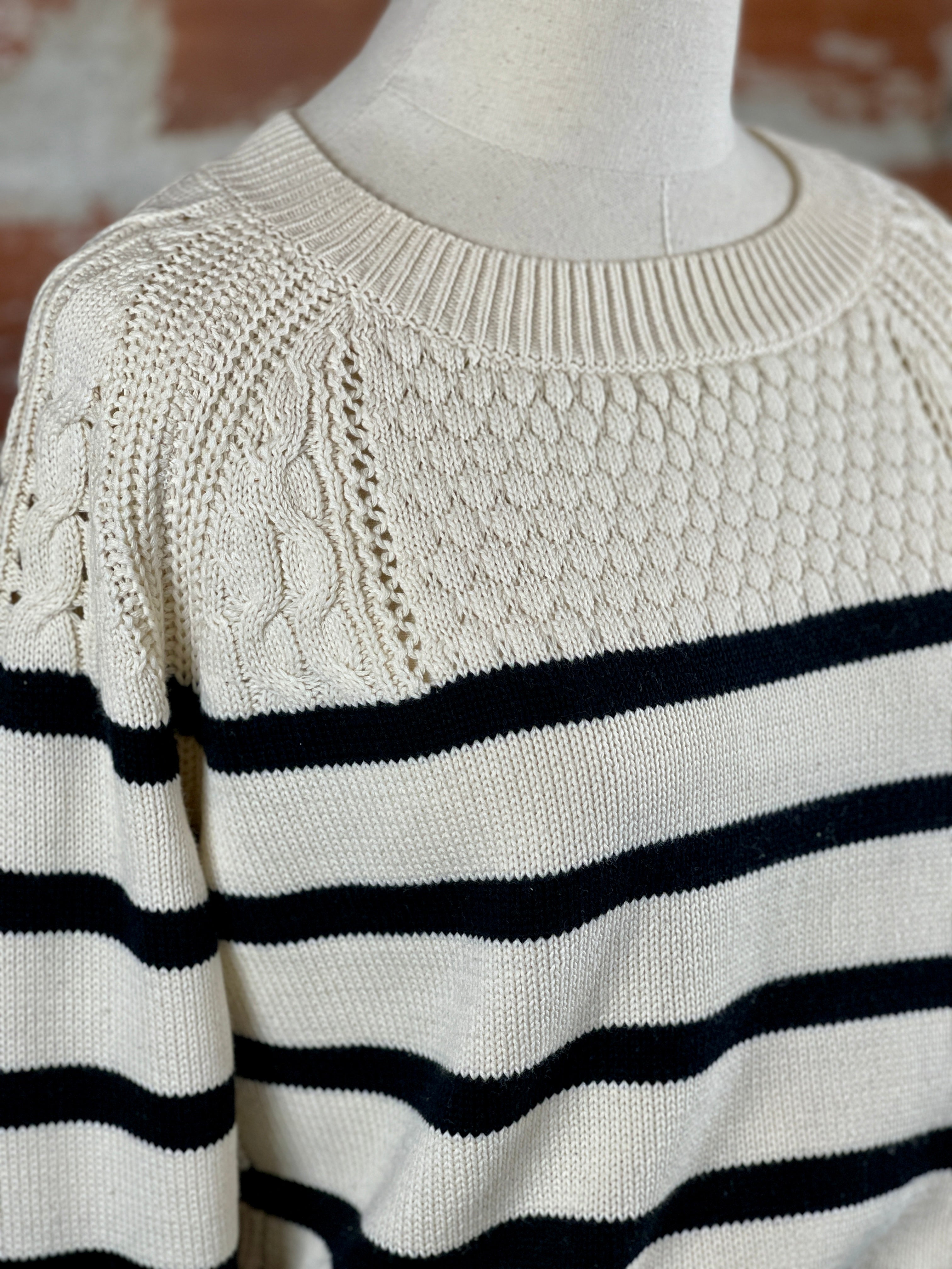 Another Love Arlo Sweater in Vintage Cream-132 - Sweaters S/S (Jan - June)-Little Bird Boutique