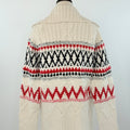 Anemone Fair Isle Cardigan Sweater in Off White-133 - Sweaters (Holiday)-Little Bird Boutique