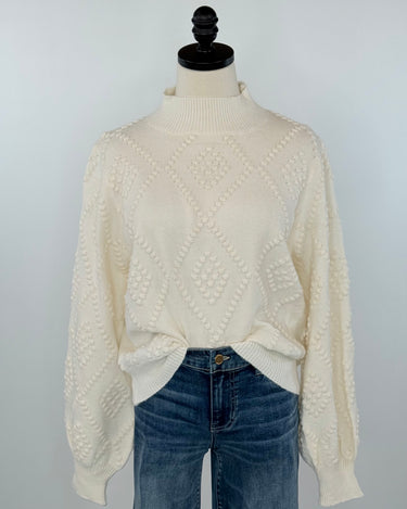 Marisa Sweater in Off White-131 - Sweaters F/W (June - Nov)-Little Bird Boutique