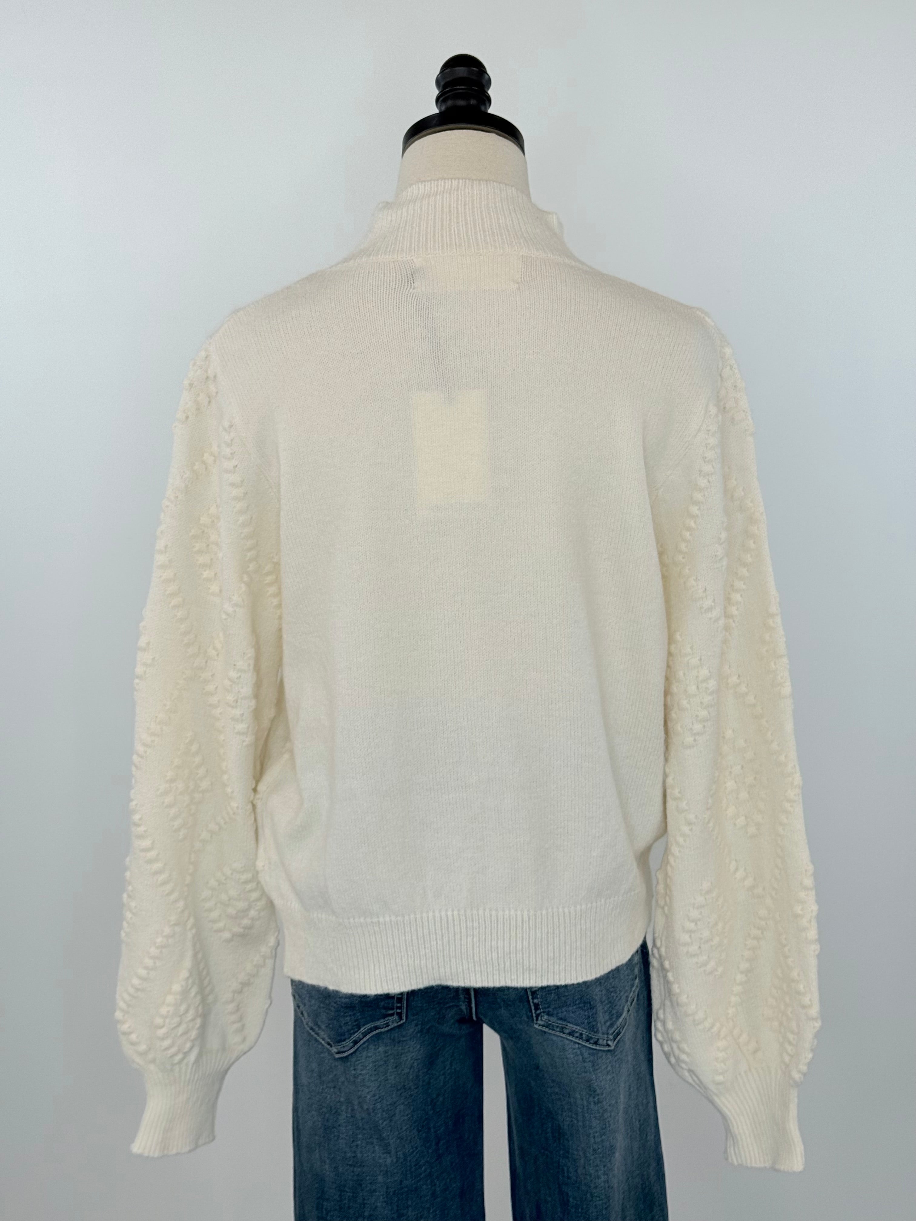 Marisa Sweater in Off White-131 - Sweaters F/W (June - Nov)-Little Bird Boutique