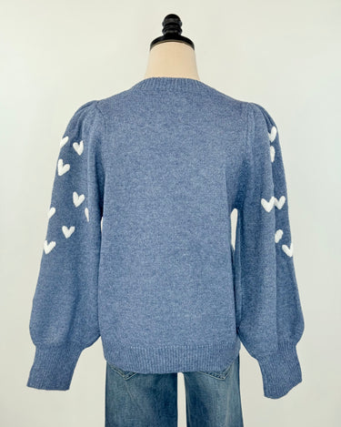 Revello Sweater in Blue-131 - Sweaters F/W (June - Nov)-Little Bird Boutique