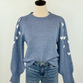 Revello Sweater in Blue-131 - Sweaters F/W (June - Nov)-Little Bird Boutique