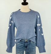 Revello Sweater in Blue-131 - Sweaters F/W (June - Nov)-Little Bird Boutique