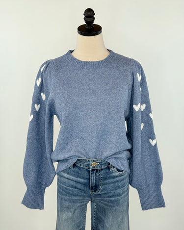 Revello Sweater in Blue-131 - Sweaters F/W (June - Nov)-Little Bird Boutique