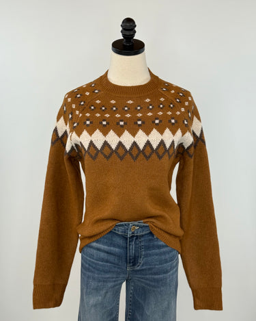 Haverford Sweater in Brown-131 - Sweaters F/W (June - Nov)-Little Bird Boutique