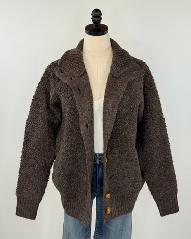 Dolly Sweater in Dark Grey-131 - Sweaters F/W (June - Nov)-Little Bird Boutique