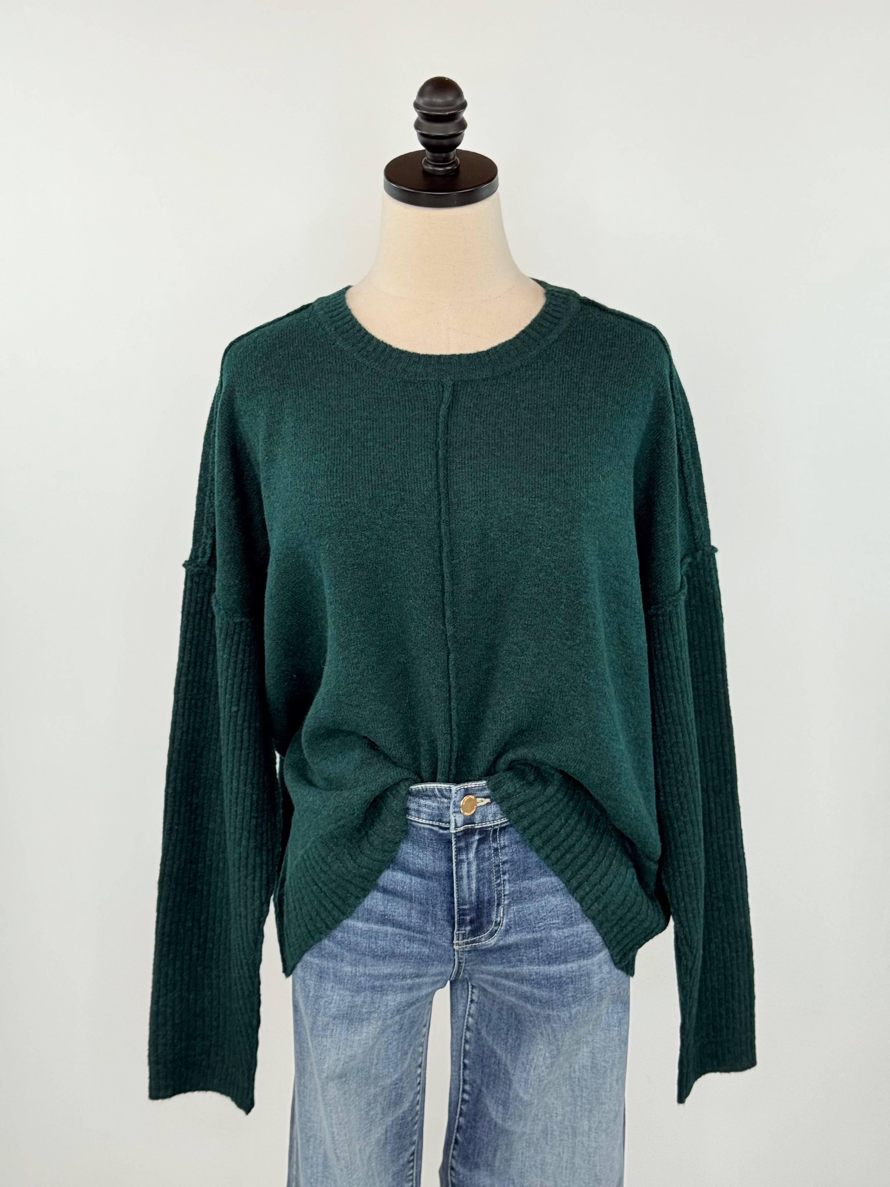 Dear John Ayat Sweater in Rain Forest-133 - Sweaters (Holiday)-Little Bird Boutique