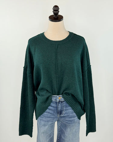Dear John Ayat Sweater in Rain Forest-133 - Sweaters (Holiday)-Little Bird Boutique