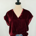 Dear John Kristen Top in Beaujolais-123 - Jersey Tops (Holiday)-Little Bird Boutique