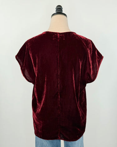 Dear John Kristen Top in Beaujolais-123 - Jersey Tops (Holiday)-Little Bird Boutique