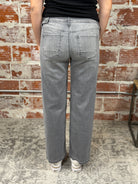 Kut from the Kloth Charlotte Jeans in Explained Grey Based Wash-210 Denim-Little Bird Boutique