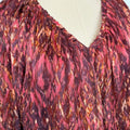 Dear John Piaf Blouse in Pomegranate Flame-113 - Woven Tops (Holiday)-Little Bird Boutique