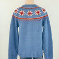 Nordic Starlight Cardigan in Blue-133 - Sweaters (Holiday)-Little Bird Boutique